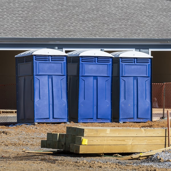 are there any restrictions on where i can place the porta potties during my rental period in Alva Wyoming